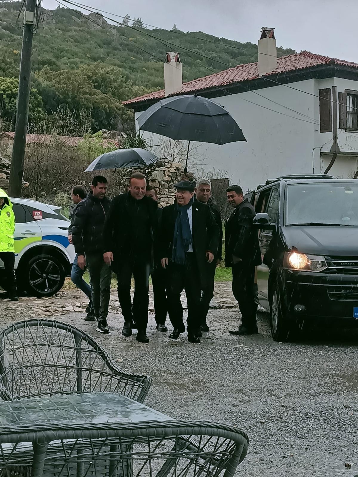 Ersin Tataroğlu ve heyeti Doğanbey Köyü'nde