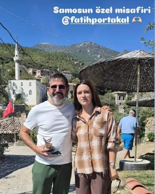 Fatih Portakal Samos Restaurant özel misafiri